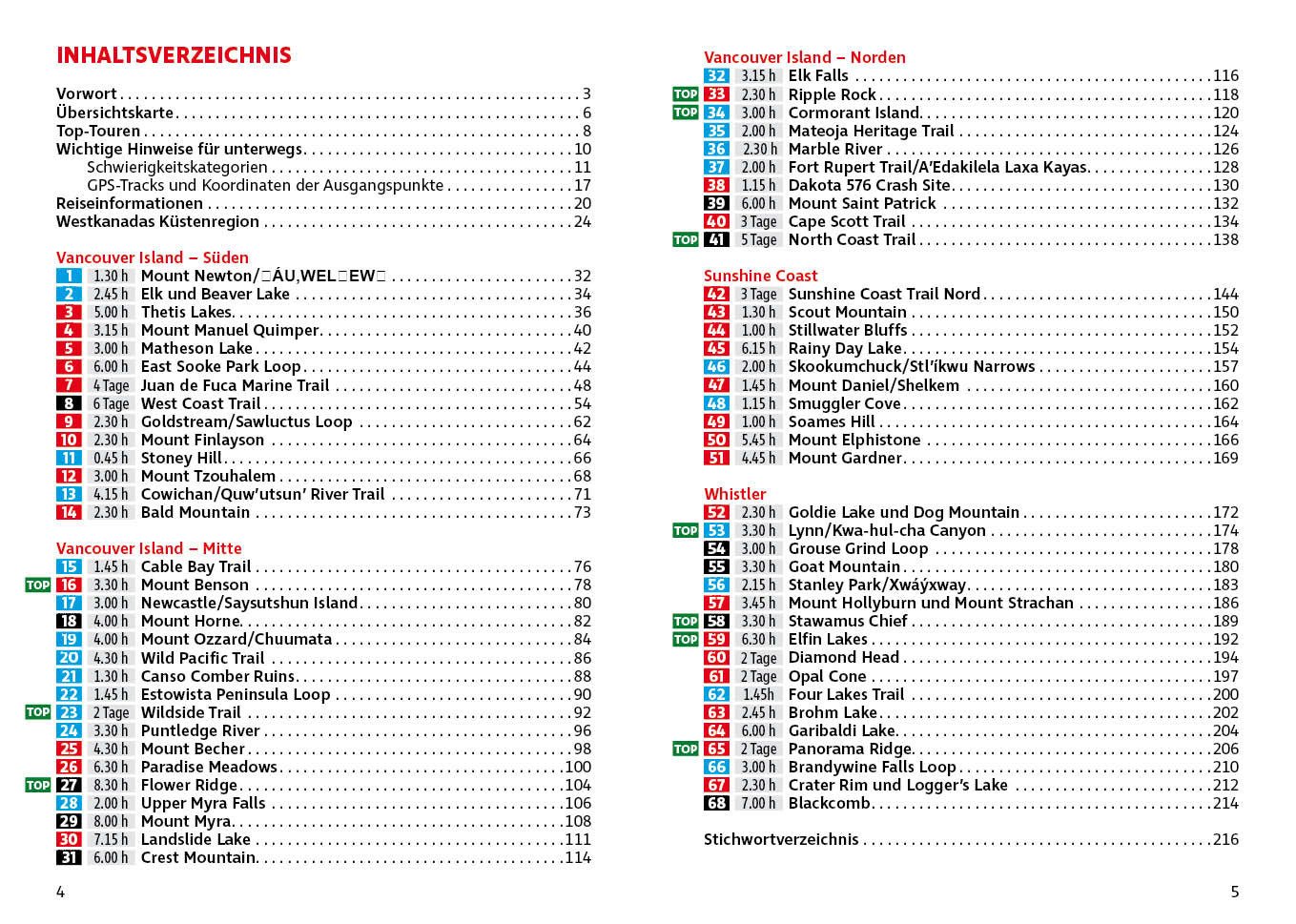 Vancouver Island - Rother Wanderführer
