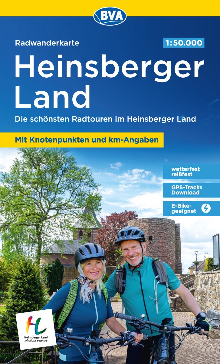 Heinsberg 1:50.000 Fahrradkarte Niederrhein Nordrhein-Westfalen