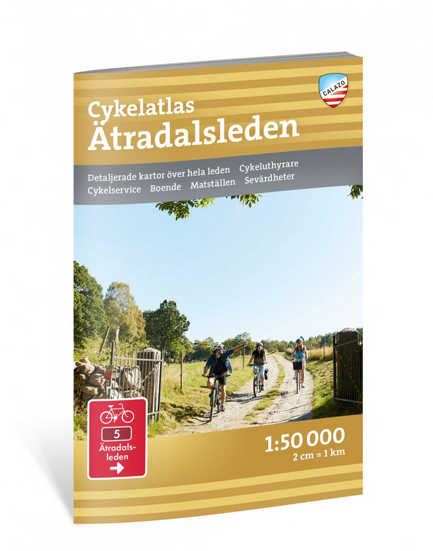 Cykelatlas Ätradalsleden 1:50.000