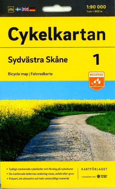 Norstedts Cykelkartan - Fahrradkarten Schweden 1:90.000