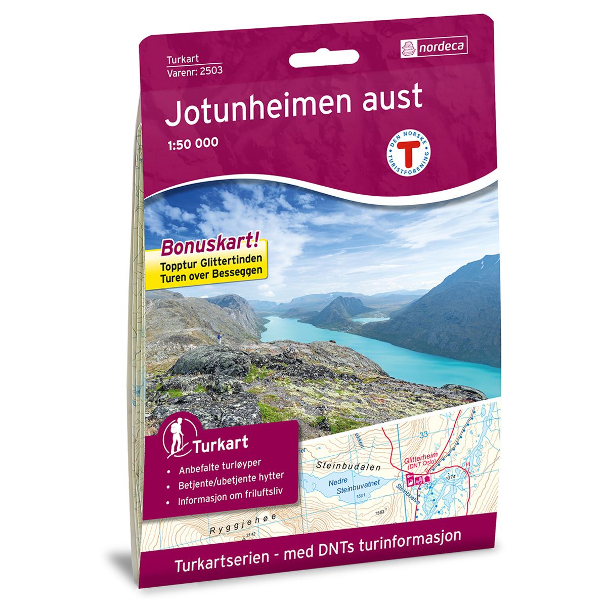 Jotunheimen Aust 1:50.000 - Turkart