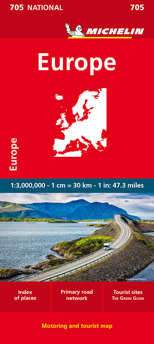 Europa Michelin 705 - 1:3.000.000