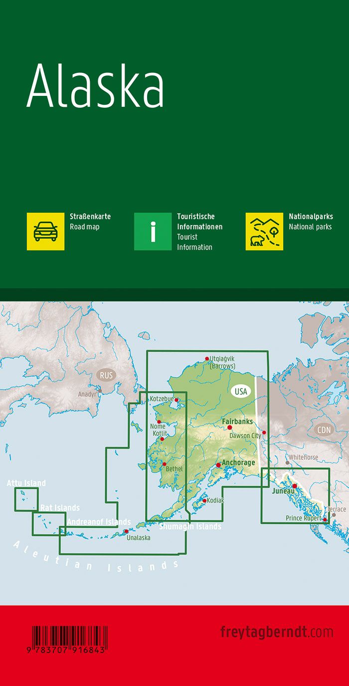 Alaska - 1:1,5 Mio.