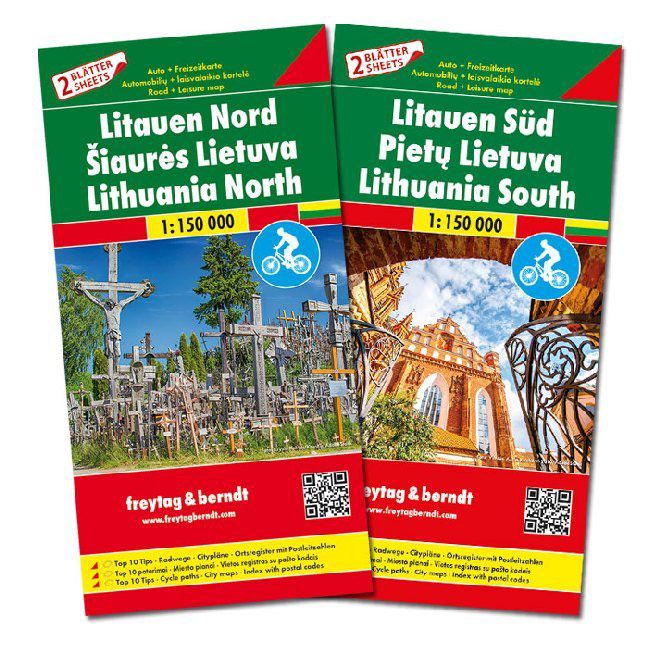 Litauen 1:150.000 Straßenkarten-Set