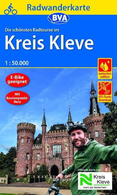 Kreis Kleve 1:50.000 - BVA Fahrradkarte