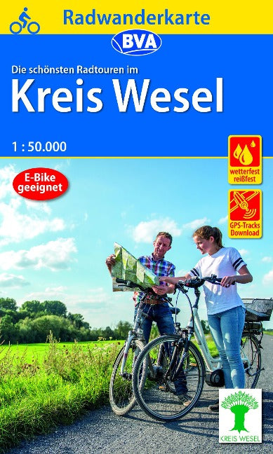 Kreis Wesel 1:50.000 - BVA Fahrradkarte