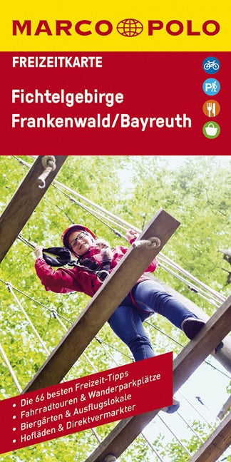 Fichtelgebirge, Frankenwald, Bayreuth 1:100.000 - Marco Polo Freizeitkarte