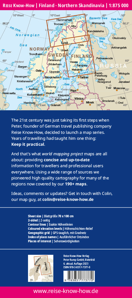 Finnland und Nordskandinavien 1:875.000 - Reise Know How