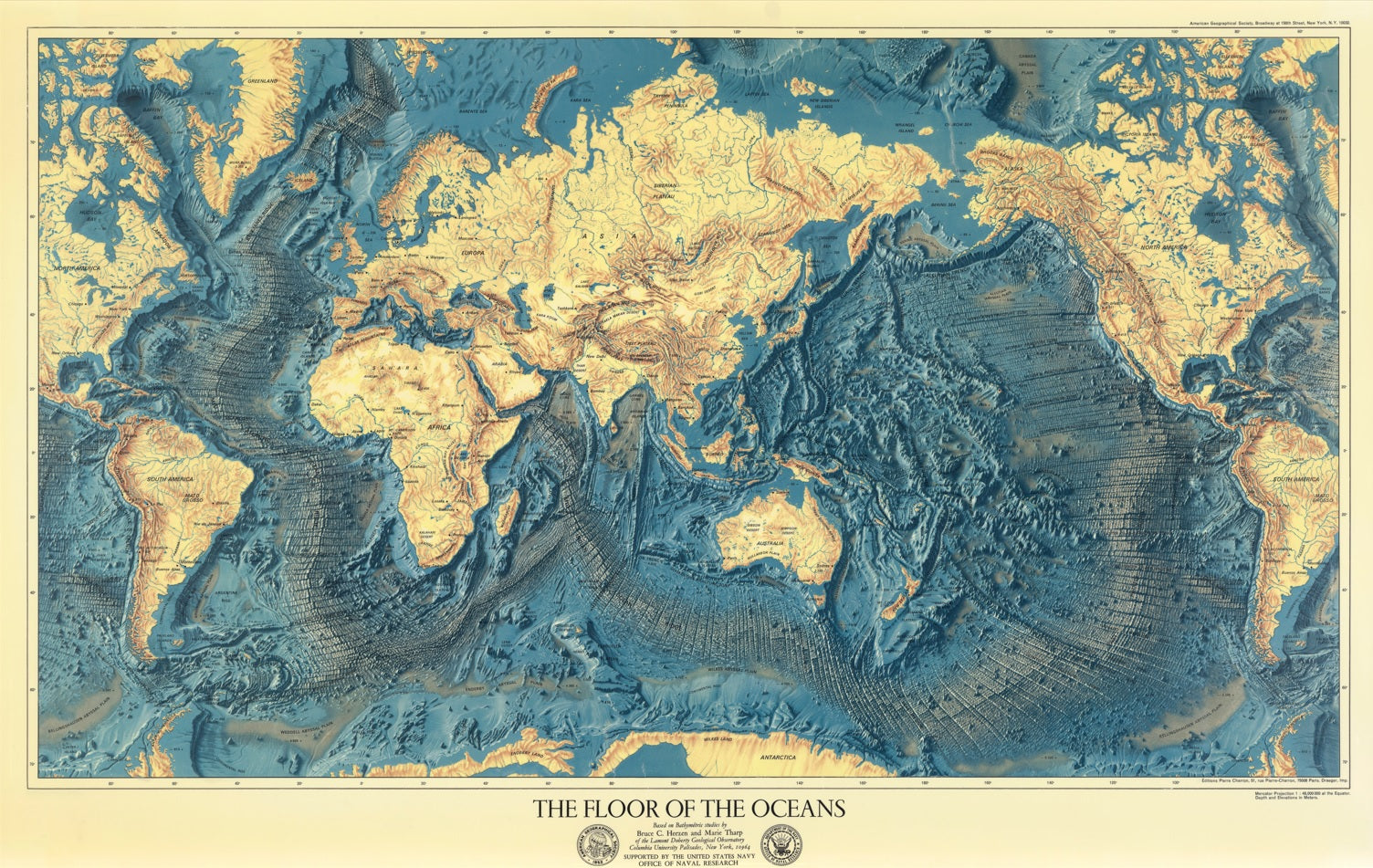 World Ocean Floor 1:48 Mio. (W25)