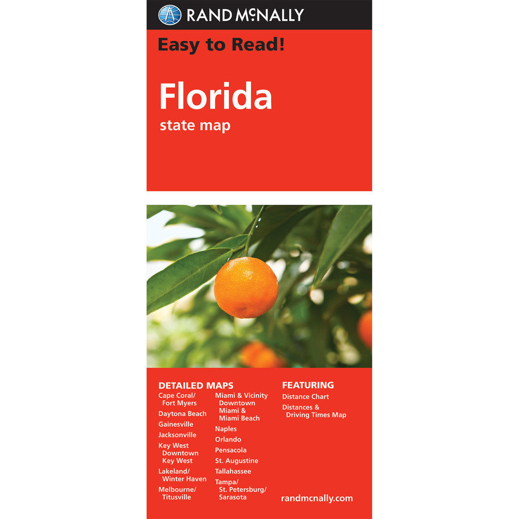 Florida State Map - Straßenkarte Rand McNally