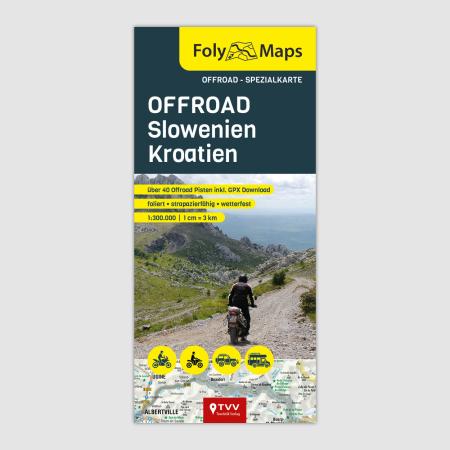 Slowenien & Kroatien 1:250.000 - Offroad-Spezialkarte FolyMap