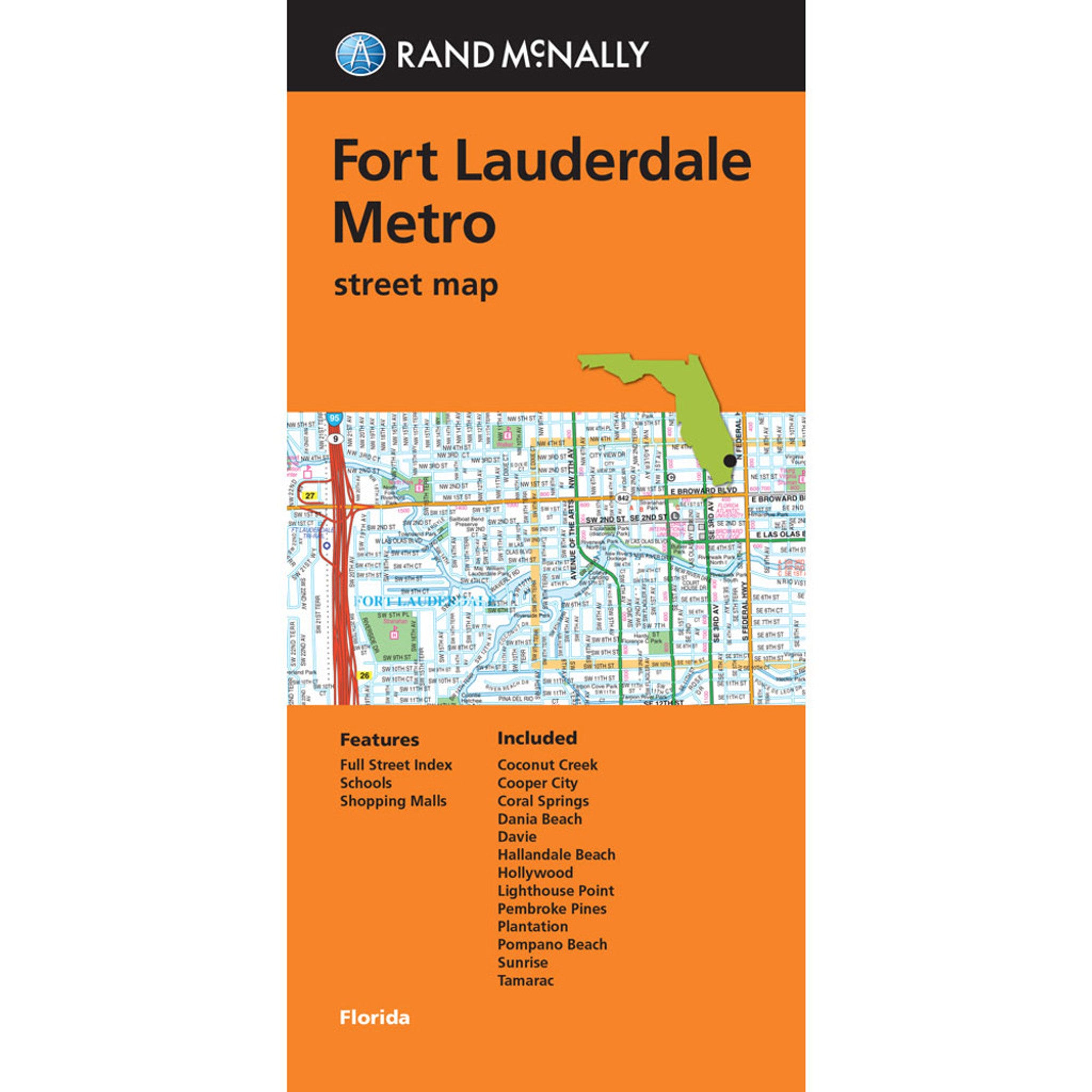 Fort Lauderdale Metro - Stadtplan Rand McNally