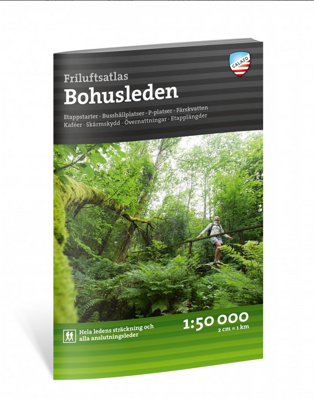 Friluftsatlas Bohusleden 1:50.000