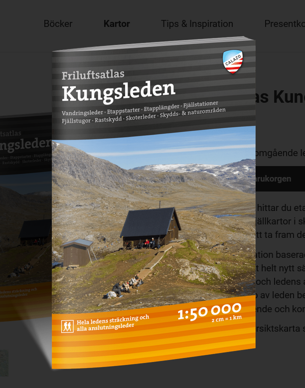 Friluftsatlas Kungsleden 1:50 000