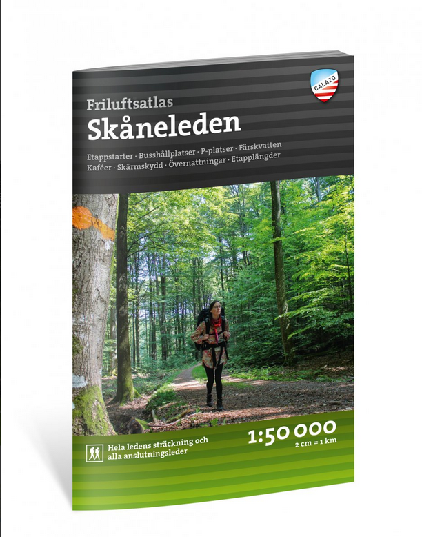 Friluftsatlas Skåneleden 1:50.000