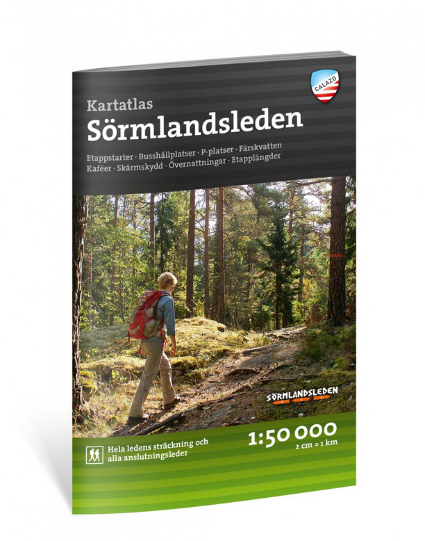 Friluftsatlas Sörmlandsleden 1:50 000
