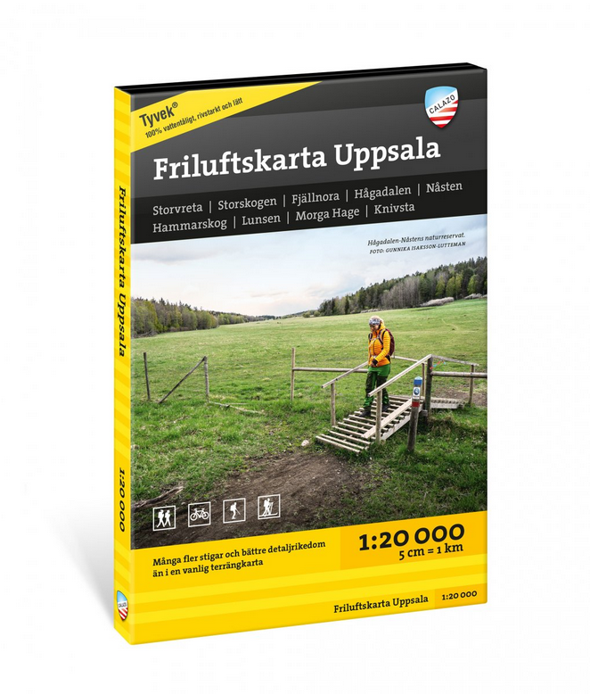 Friluftskarta Uppsala 1:20 000