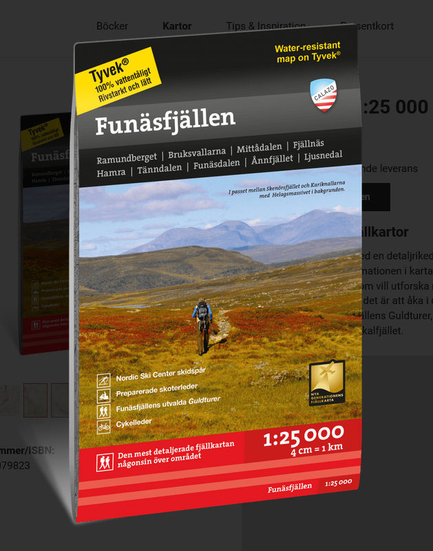 Funäsfjällen 1:25 000