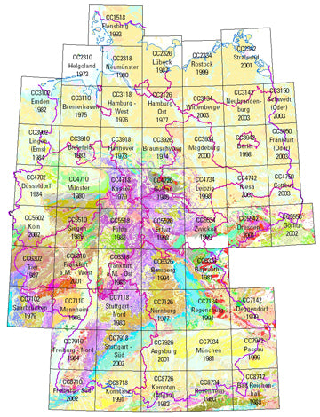 Geologische Übersichtskarte Deutschland 1:200.000 (GÜK200)