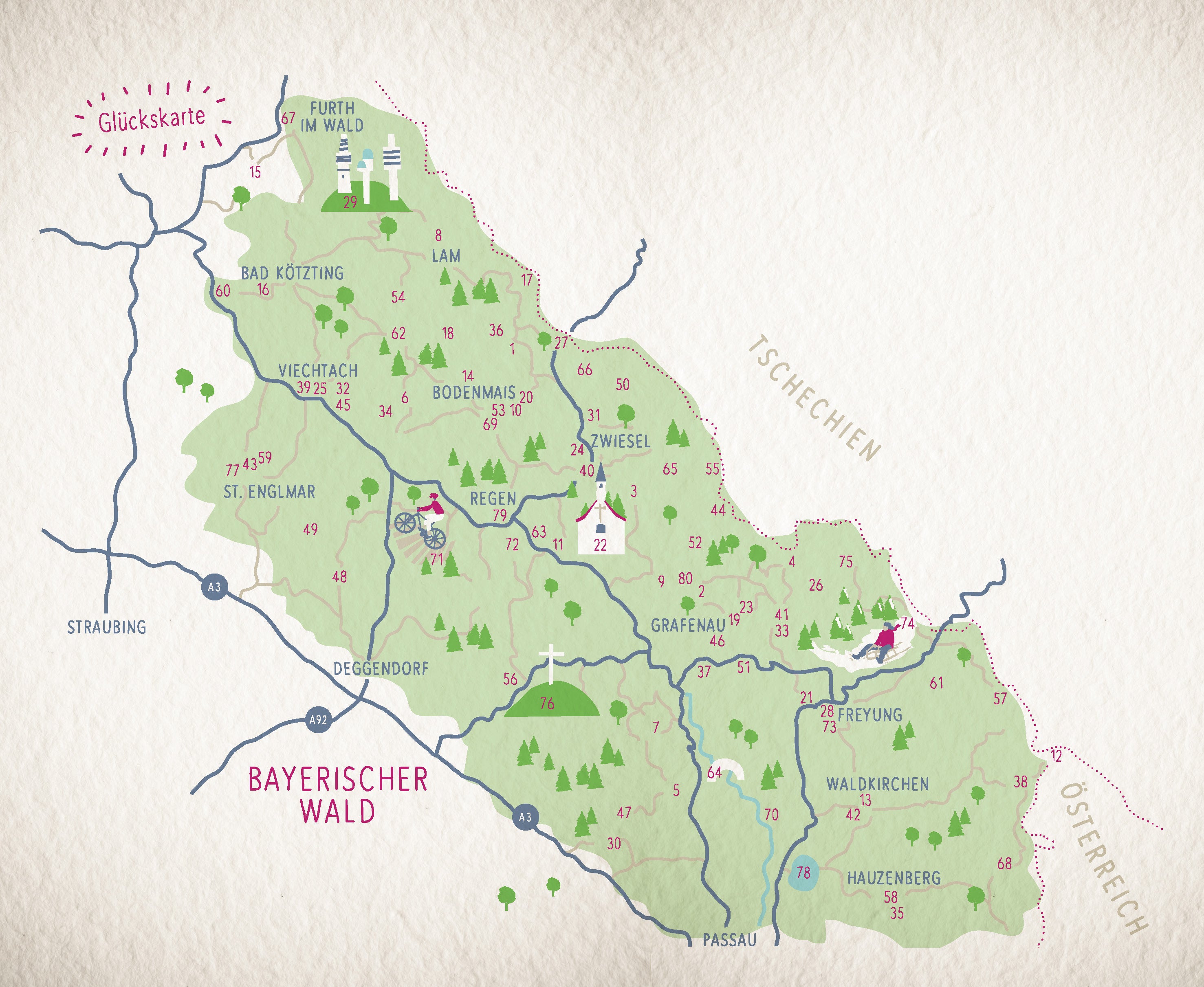 Glücksorte im Bayerischen Wald