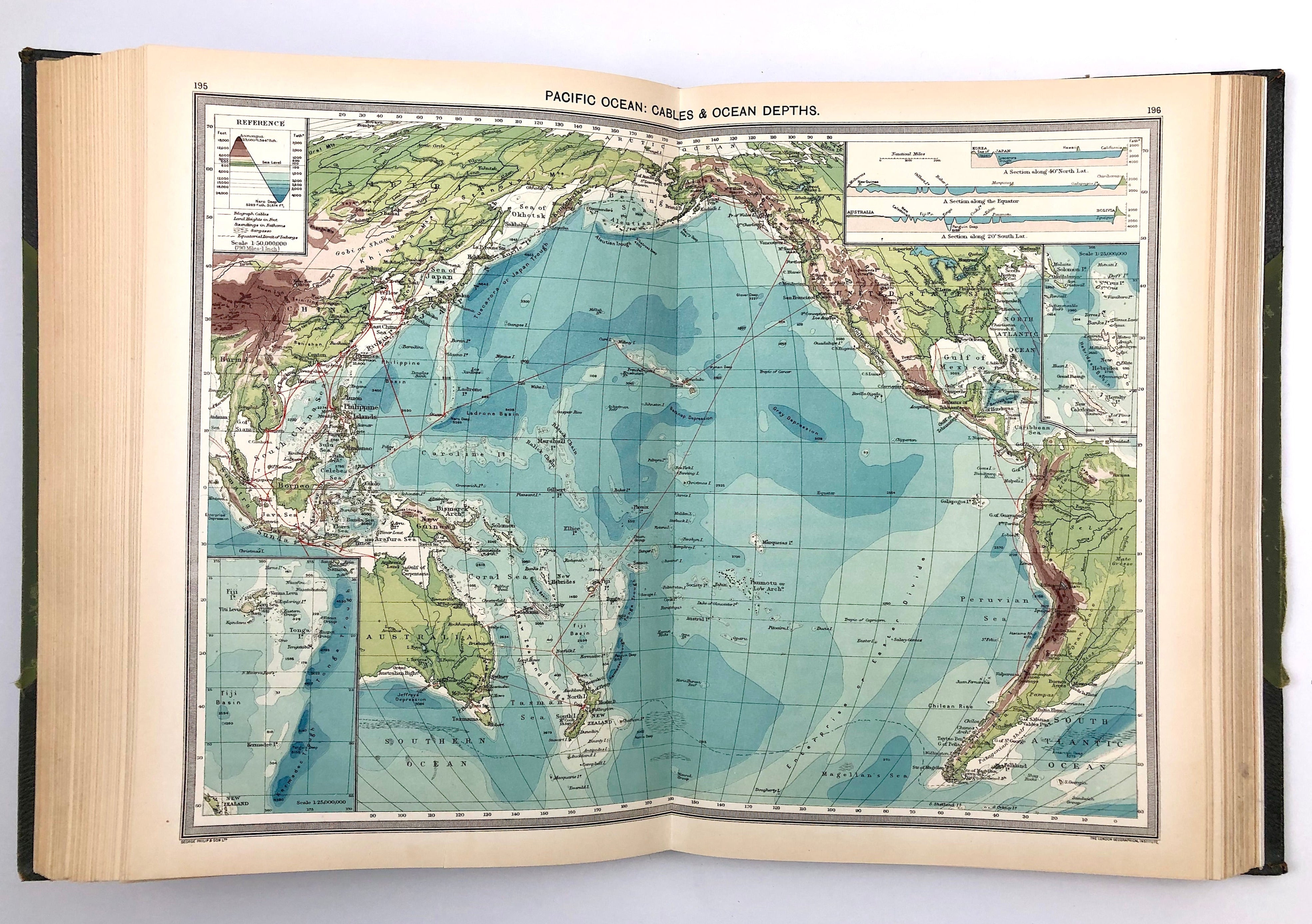 The Harmsworth Universal Atlas and Gazetteer aus dem Jahr 1907