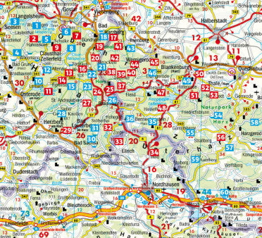 Harz - Rother Wanderführer