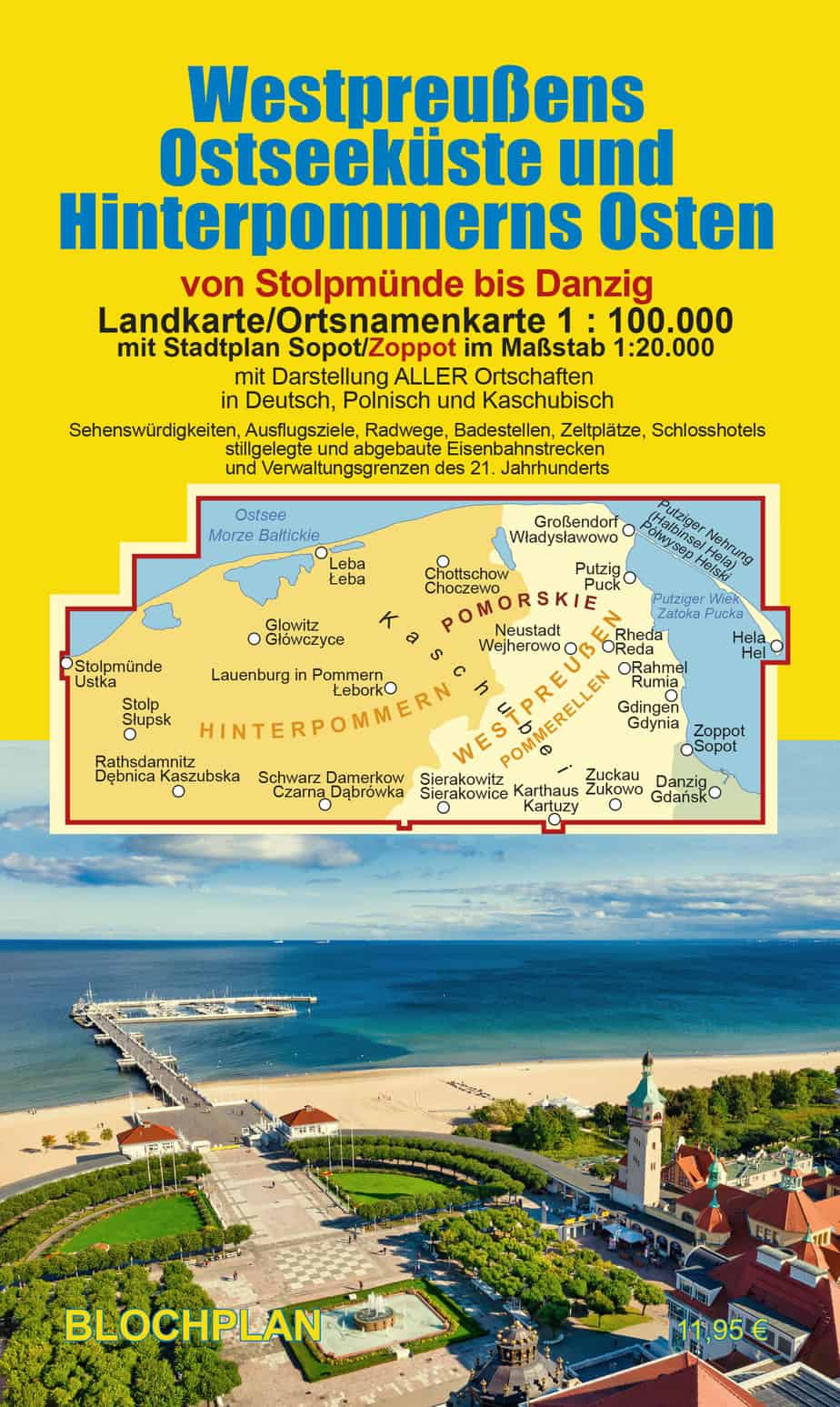 Westpreußens Ostseeküste und Hinterpommerns Osten 1:100.000