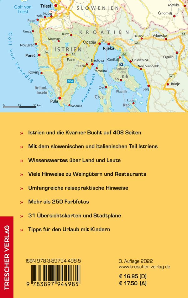 Istrien und Kvarner Bucht - Trescher Verlag