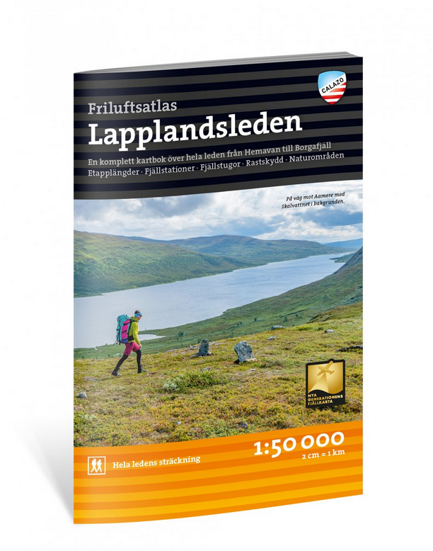 Karta över Lapplandsleden