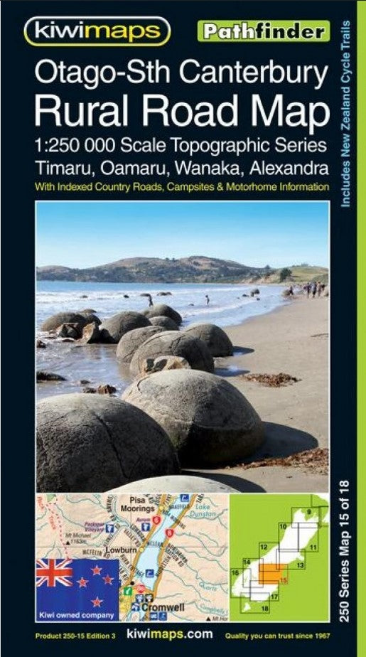 Otago - South Canterbury (Neuseeland) - 1:250.000