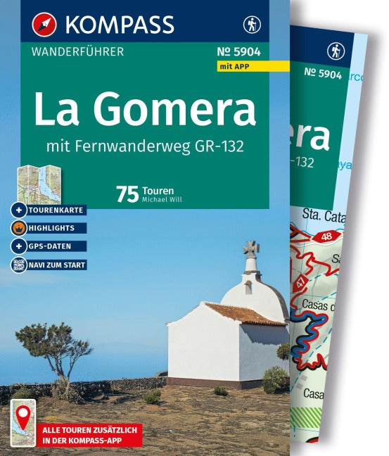 5904 La Gomera mit 75 Touren - KOMPASS Wanderführer