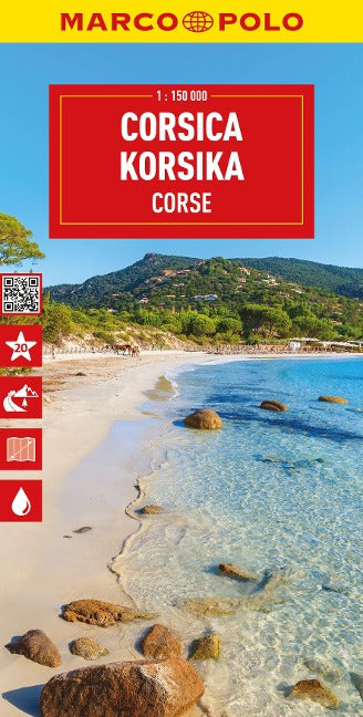 Korsika 1:150.000 - Marco Polo Straßenkarte