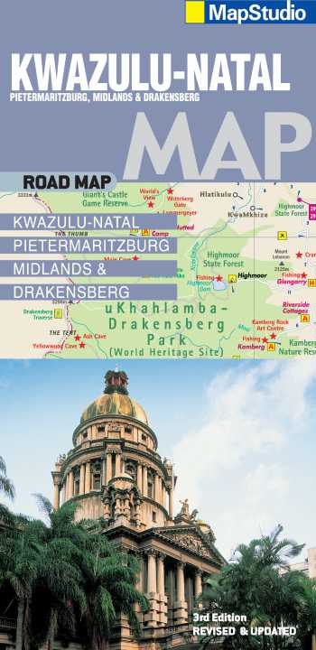 KwaZulu-Natal 1:250.000 - Straßenkarte MapStudio - Südafrika