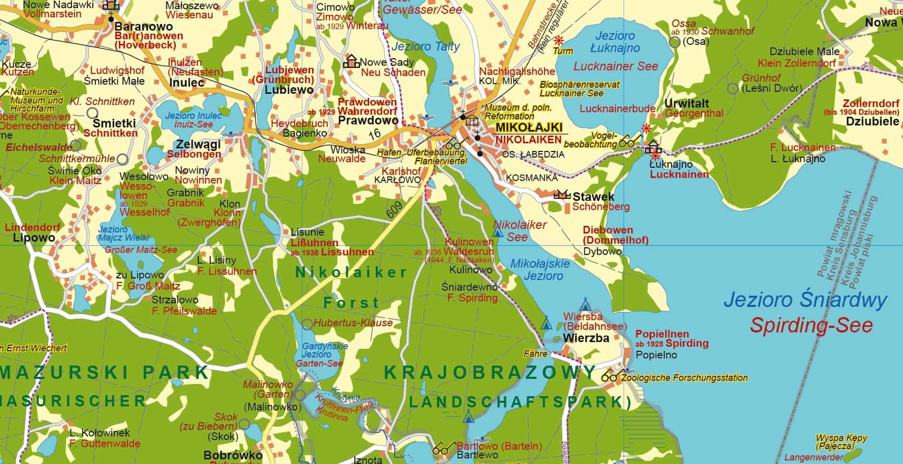 Süd-Masuren 1:100.000