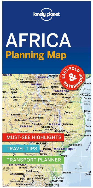 Lonely Planet Planning Map Africa