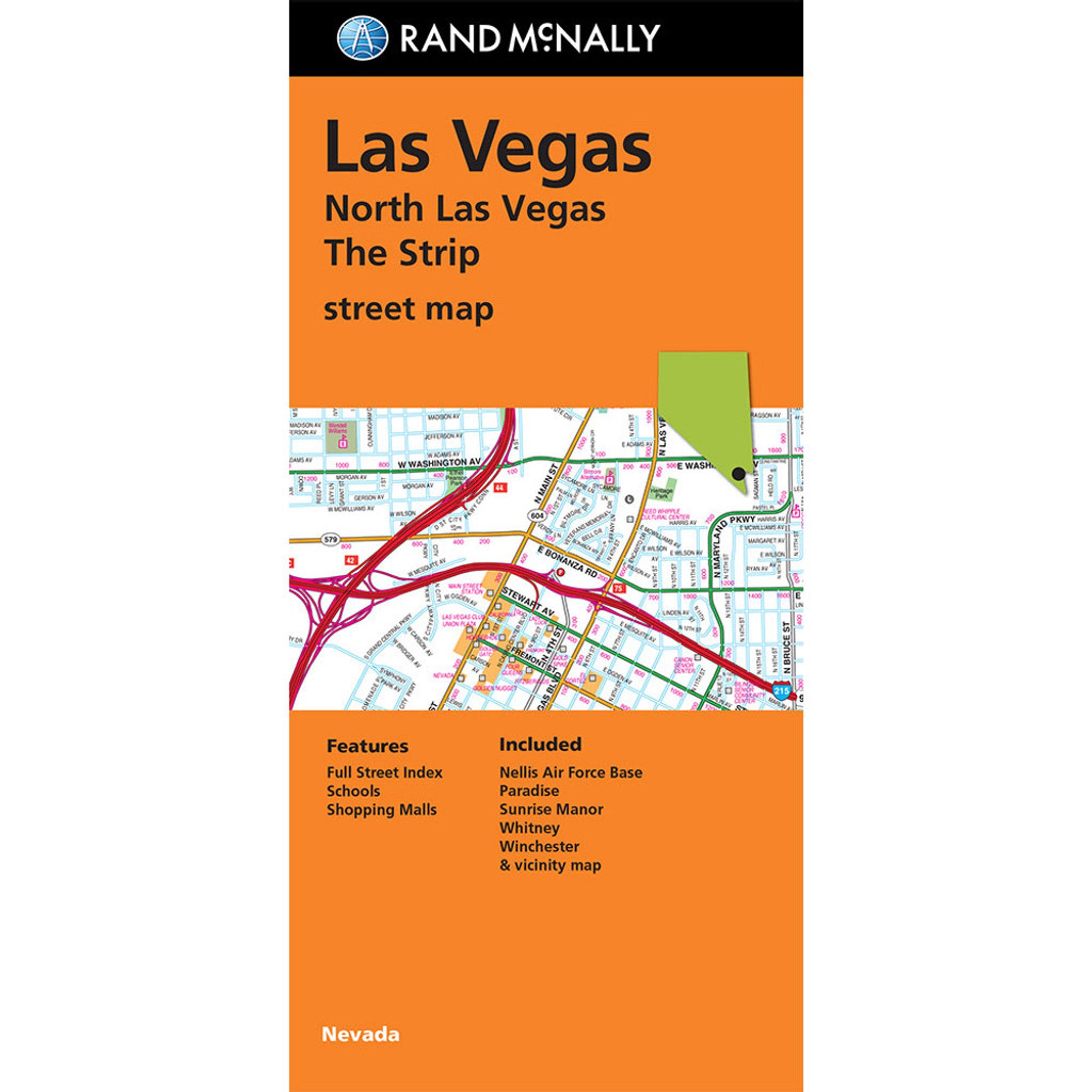 Las Vegas - Stadtplan Rand McNally