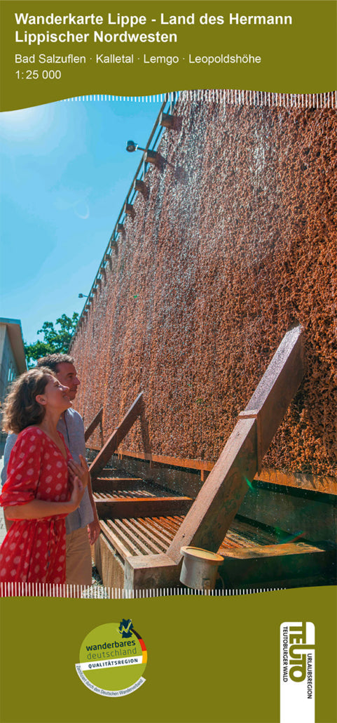 Lippischer Nordwesten - Wanderkarte 1:25.000