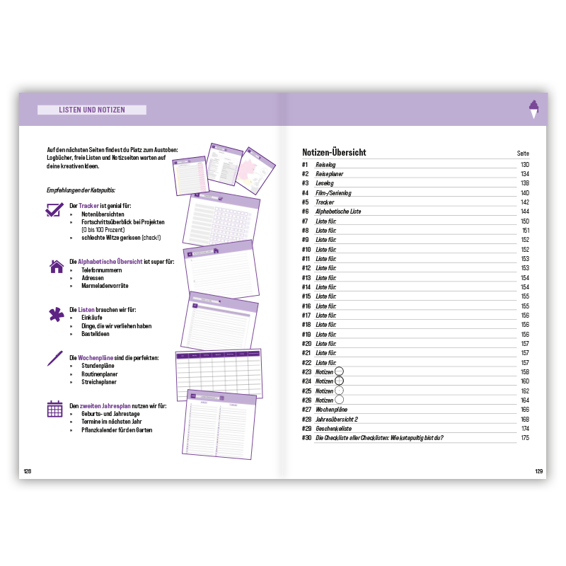 Logbuch - Der Wochenplaner