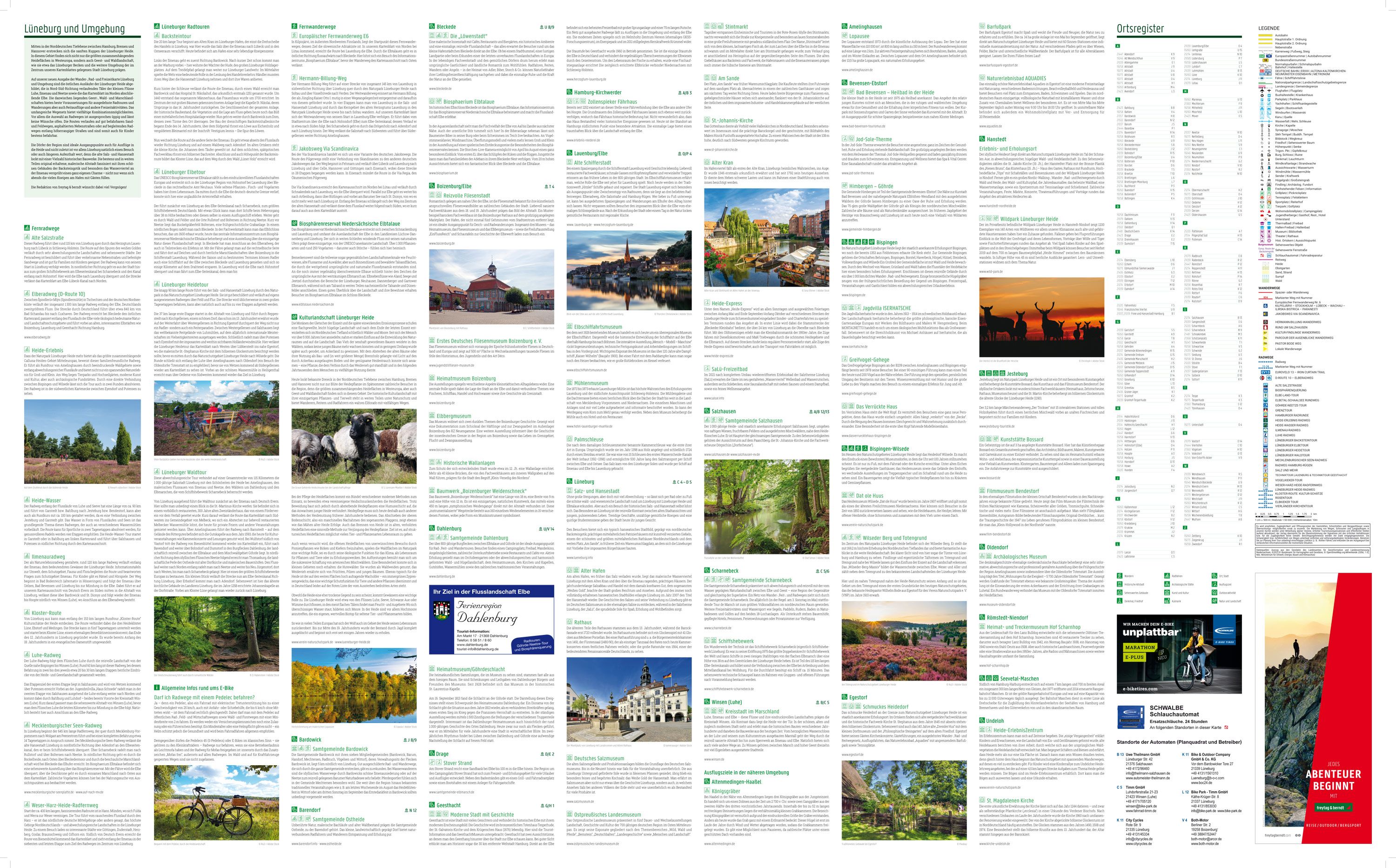 Lüneburg und Umgebung 1:50.000 - Freytag & Berndt