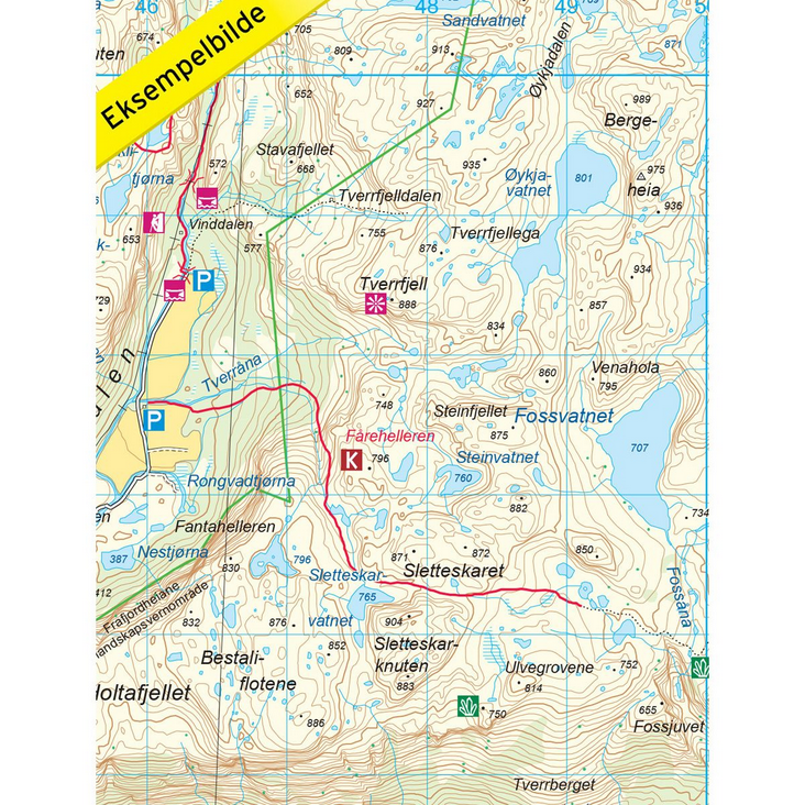 Lysefjorden 1:50.000 - Turkart
