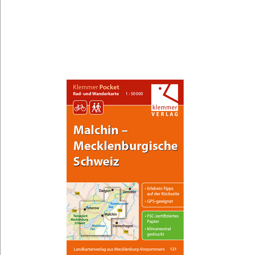 Malchin – Mecklenburgische Schweiz - 1:50.000