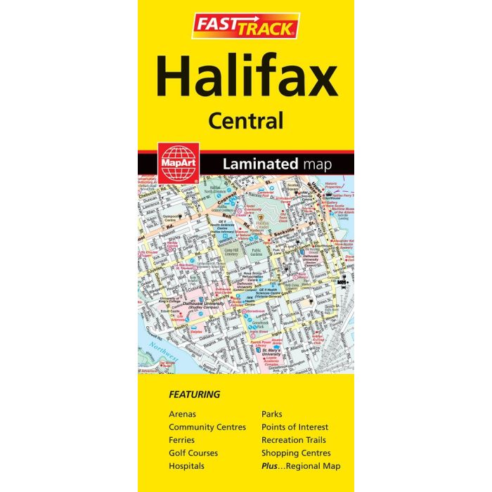 Halifax Central Street Map - Stadtplan