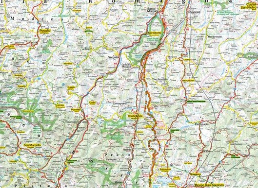 Abruzzen - Molise 1:225.000 - Marco Polo Straßenkarte Italien 10