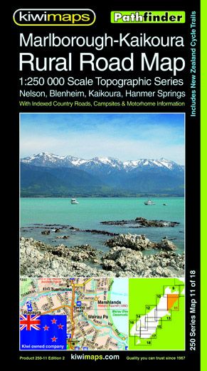 Marlborough - Kaikoura (Neuseeland) - 1:250.000