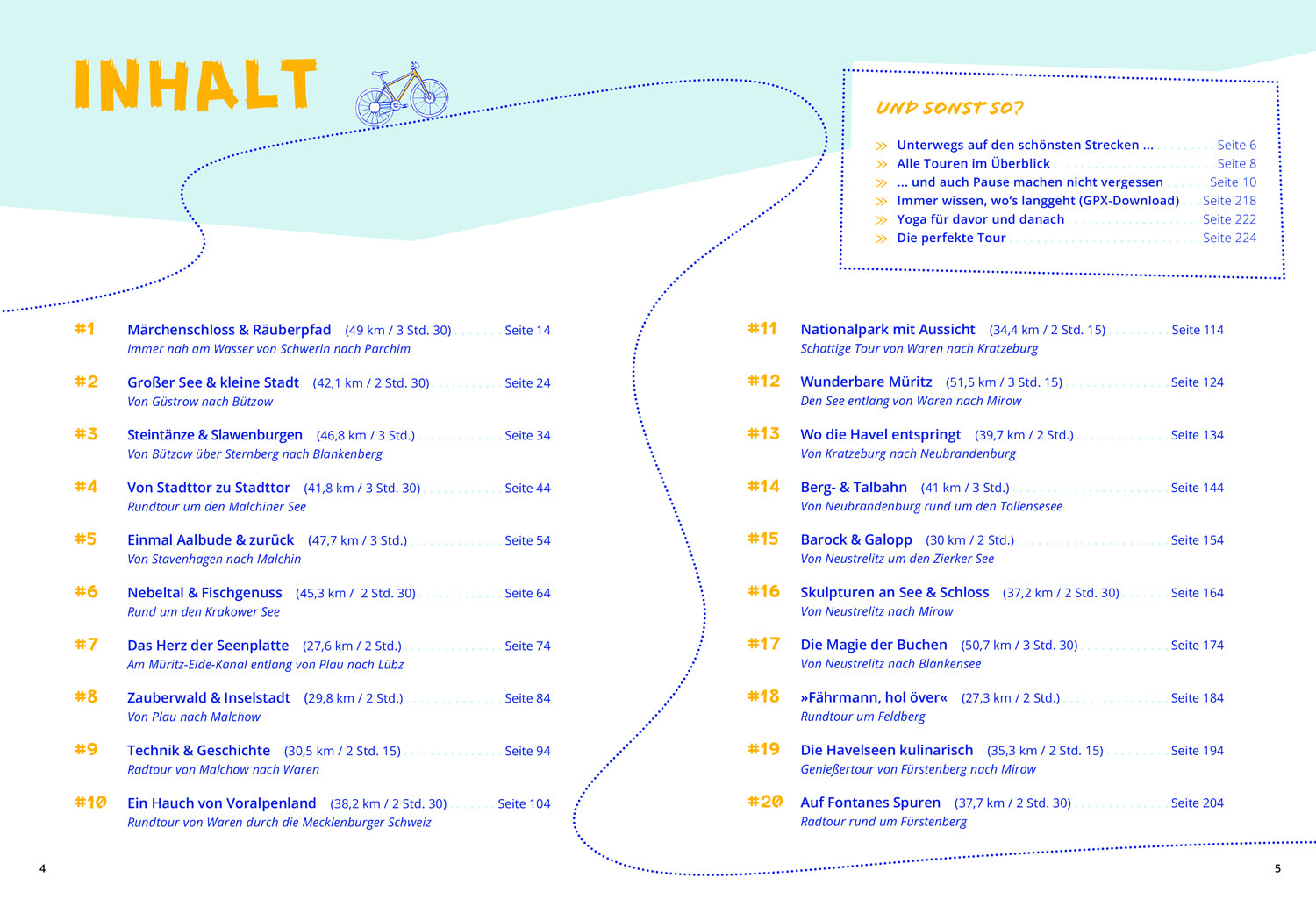 Mecklenburgische Seenplatte - Radelzeit