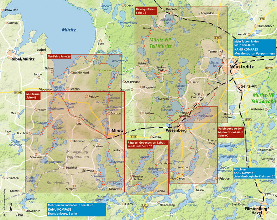 Mecklenburgische Kleinseen 1 - Kanu Kompakt