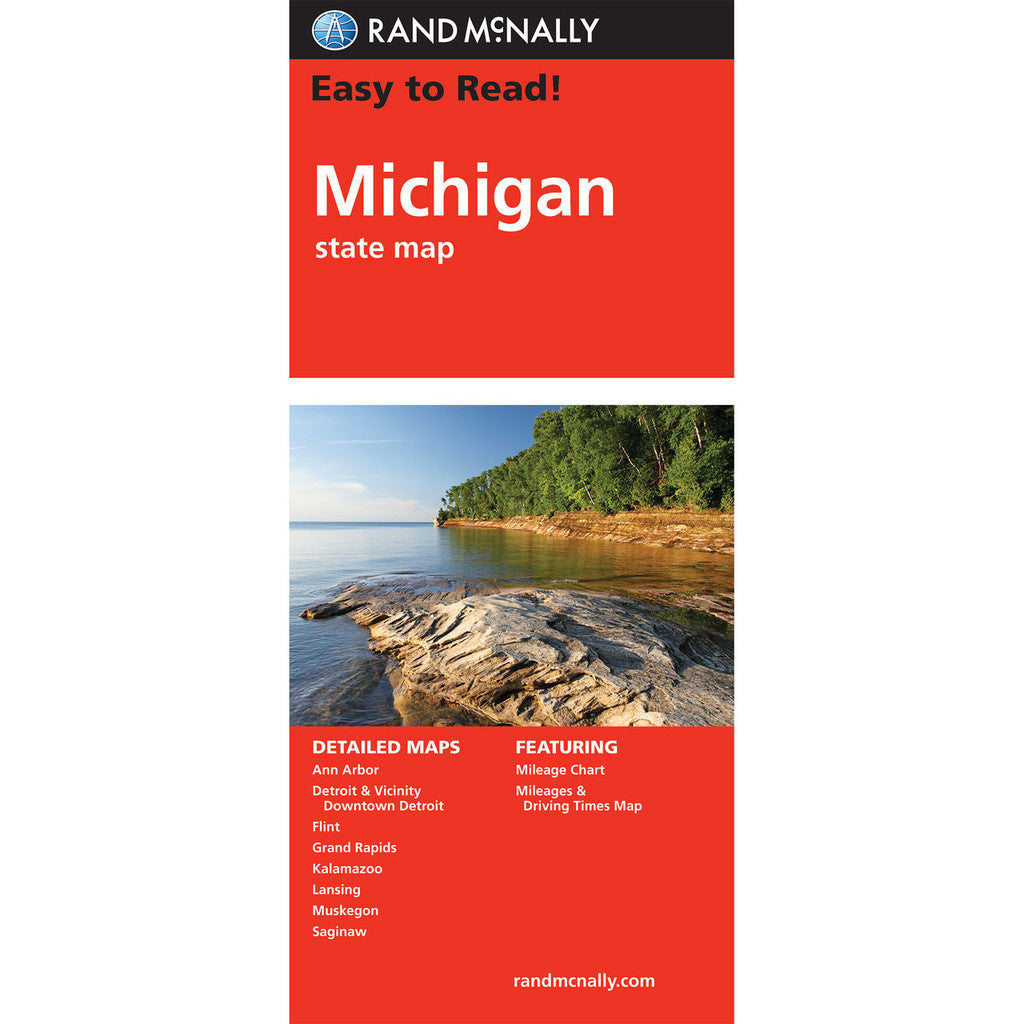 Michigan State Map - Straßenkarte Rand McNally