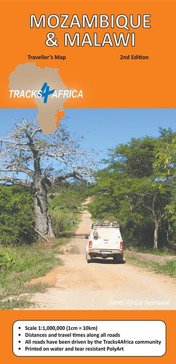 Mozambique & Malawi Traveller's Map 1:1 Mio.