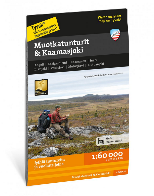 Muotkatunturit & Kaamasjoki 1:60 000