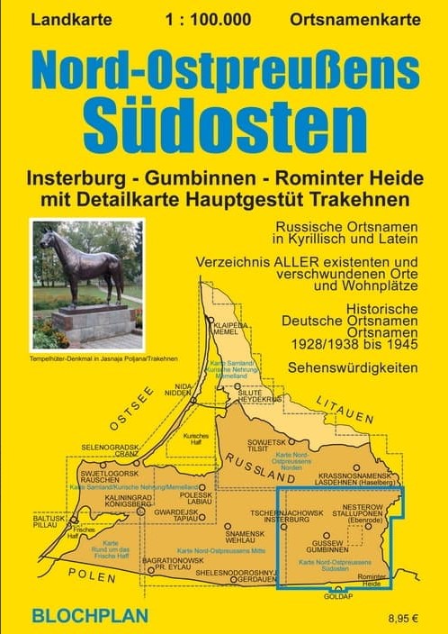 Nord-Ostpreußens Südosten 1:100.000